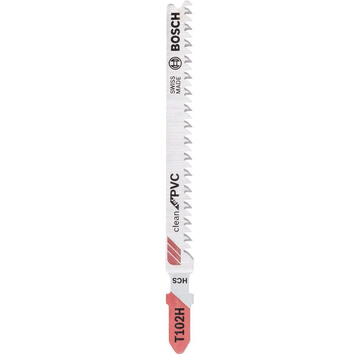 Bosch Lama de fierastrau pendular pentru PVC, 5 buc
