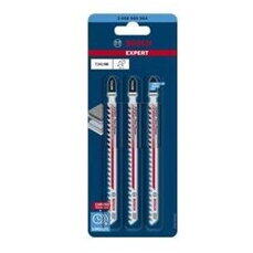 Bosch Panza fierastrau vertical, pentru gips carton / fibrociment, lungime 132 mm, 3 buc