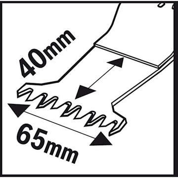 Bosch Panza de fierastrau pentru lemn, 65 x 40 mm