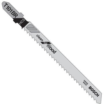 Bosch Set panze de fierastrau pentru lemn, lungime 100 mm, 5 buc