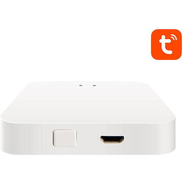 Gateway multihub Avatto Smart  GW02 ZigBee 3.0 BLE SigMesh WIFI TUYA, Alb