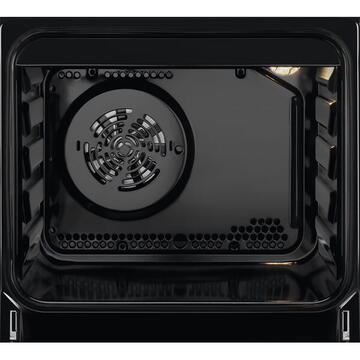 Electrolux LKK520002K, 4 arzatoare, Grill, Aprindere electrica, 50 cm, Negru