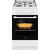 Electrolux LKK520002W, Mixt, 4 arzatoare gaz, Cuptor electric multifunctional,Aprindere integrata, Grill electric, Clasa A, 50 cm, Alb