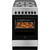 Electrolux LKK560000X, Mixt, 4 arzatoare gaz, Cuptor electric multifunctional, SteamBake, AirFry, Aprindere integrata, Grill electric, Clasa A, 50 cm, Inox