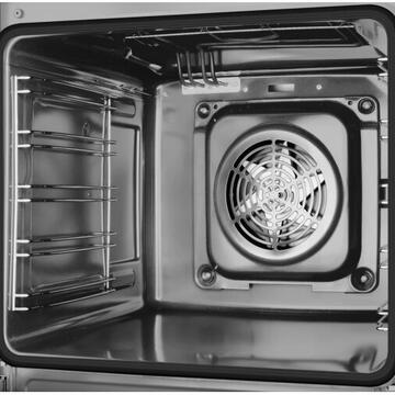 Hansa Aragaz cu plita vitroceramica, 4 zone de gatit, Electric, Grill, Indicator caldura reziduala, Clasa A, 50 cm, Negru