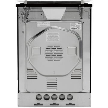 Hansa FCMS68249, 4 arzatoare, 60 cm, Negru