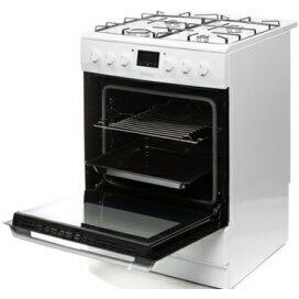 Hansa FCMW68299, 4 arzatoare, Mixt, Grill, Clasa A, 60 cm, Alb