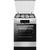 Hansa FCMXS69363, 4 arzatoare, Gaz + Electric, L 60 cm ARGINTIU