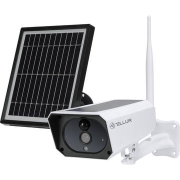 Camera WIFi Solara Tellur Smart, 1080P, PIR, Alb