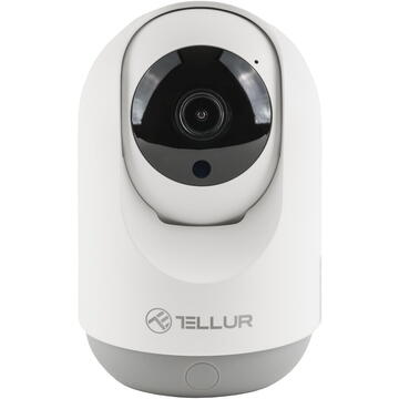 Camera Interior WiFi Tellur Smart, 3MP, UltraHD, Autotracking, PTZ, Alb