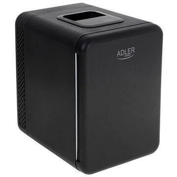 Mini Frigider Adler AD 8084, Capacitate 4L, La Masina, Functia De Incalzire Si Racire, 30x24x14 cm, 42W, Negru