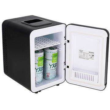 Mini Frigider Adler AD 8084, Capacitate 4L, La Masina, Functia De Incalzire Si Racire, 30x24x14 cm, 42W, Negru