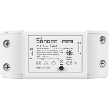 Releu inteligent Sonoff 022609, 90V~250V, 2.4 GHz, Alb