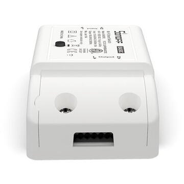 Releu inteligent Sonoff 022609, 90V~250V, 2.4 GHz, Alb