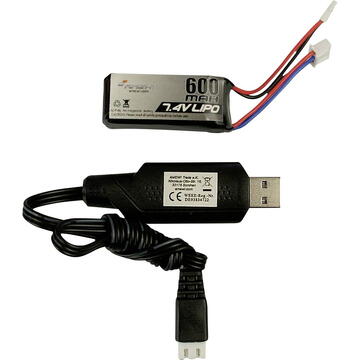 Amewi RC Auto AMXRock AM18 Kratos gelb LiPo Akku 600mAh/14+