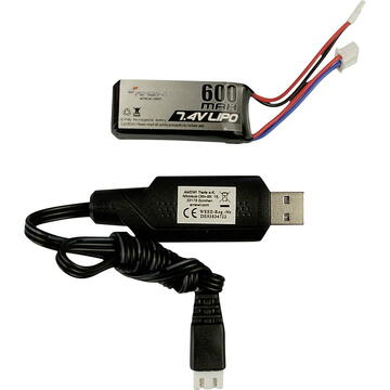 Amewi RC Auto AMXRock AM18 Harvest blau LiPo Akku 600mAh/14+