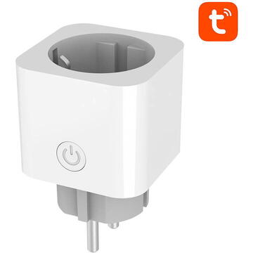 Priza SMART Avatto OT02-EU, Putere 3680W, 16A, WiFi, Tuya, Control vocal, Alb