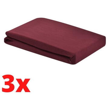 Mally Home SET 3buc. Cearceaf de Pilota 180*200 Yuni Fuchsia