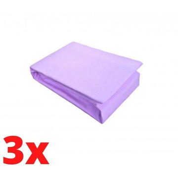 Mally Home SET 3buc. Cearceaf de Pilota 180*200 Yuni Lila