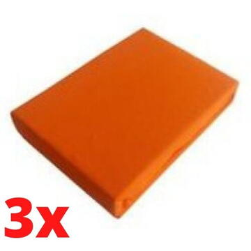 Mally Home SET 3buc. Cearceaf de Pilota 180*200 Yuni Orange