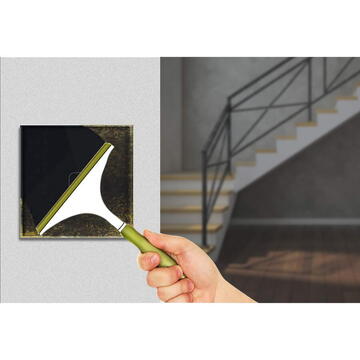 Intrerupator inteligent MACLEAN MCE711B Comutator tactil dublu, scara, sticla cruce, negru cu iluminare rotunda. buton,