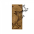 Decoratiune de perete Deco Art Studio Casa, Lemn si metal, Design Pasari,47 x 58 x 3 cm, Maro nuc/Negru