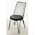 Scaun A Da Marova  Design, Smart Living Studio Casa ,BLACK Metal+Ecoleather