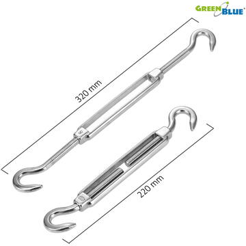 GREENBLUE Set metalic pentru fixarea velelor GB508