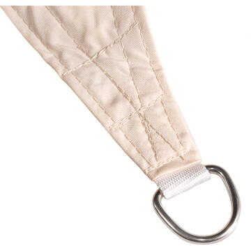 GREENBLUE Garden Sail UV Shade Poliester 5m Square Crem Water Repellent Suprafață GB505