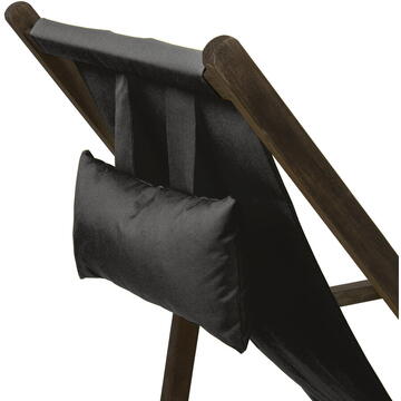 Sezlong cu cotiera si perna GreenBlue Premium GB283 negru