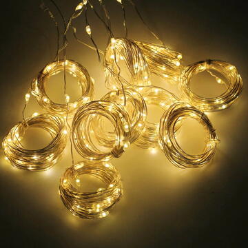 Perdea luminoasă Maclean LED 3x3m, dimensiuni 3x3m, 300 LED-uri, 8 moduri de iluminare, USB 5V DC, 1A, temp. culoare.3200K, MCE413
