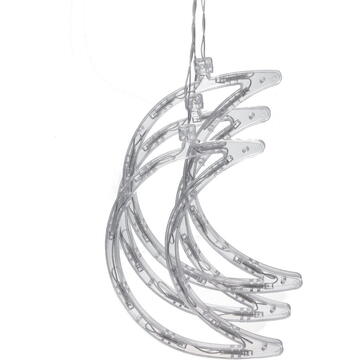 Perdea luminoasă Maclean LED 3m, lungime 5,2m, 120 LED-uri, 8 moduri de iluminare, 220-240V AC 50/60Hz, temperatură culoare 3000K, MCE418