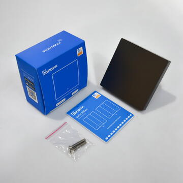 Intrerupator inteligent Sonoff M5-1C-86, 10 A, 240 V AC, Negru