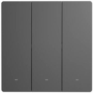 Sonoff Smart 3 Channel WiFi Wall Switch Black (M5-3C-86)