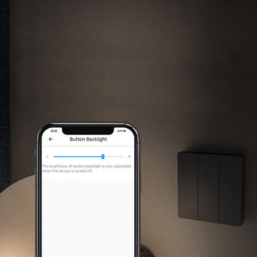 Intrerupator inteligent Sonoff M5-3C-86, 100-240V AC, 1320 W, Negru