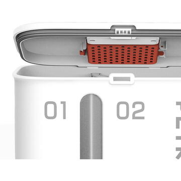 Dozator automat mancare PETKIT Fresh Element Gemini, 5 l, 2 compartimente inox, alimentare priza si baterii, control Android, IOS