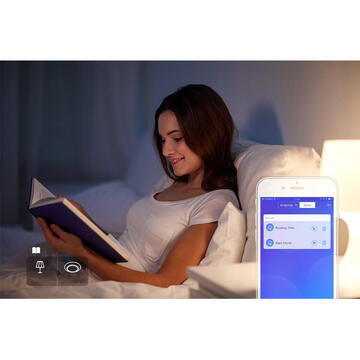 Intrerupator inteligent Sonoff IM190314010, 4 A, 2.4 GHz, Alb