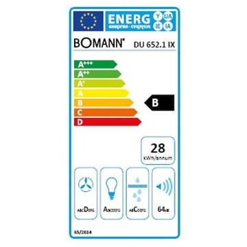 Hota Bomann extractor hood 652.1 60cm inox B