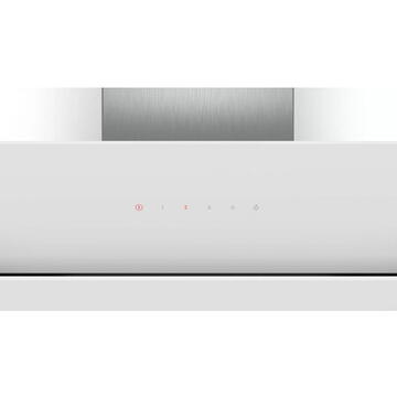 Hota Bosch Serie 4 DWK67CM20 cooker hood Wall-mounted White 660 m3/h A