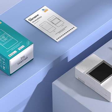 Releu inteligent Sonoff THR320D, Wireless, 60 Hz,	240 V, Alb