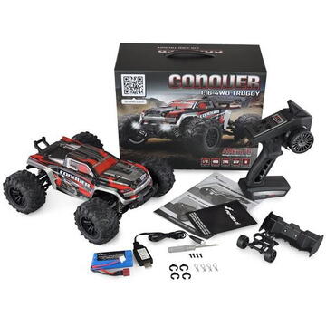 Amewi RC Auto Conquer   Truggy    Li-Ion 1300mAh rot/14+