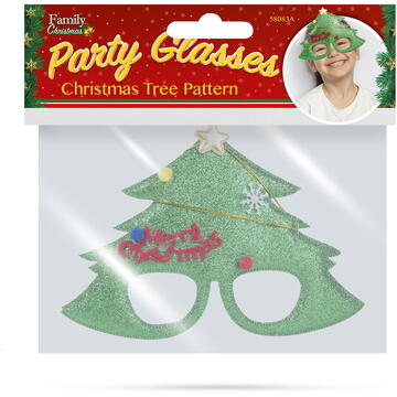 Ochelari „Party” - cu modele de Crăciun