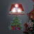 Family Pound Autocolant cu lanterne LED de Crăciun - 17 x 28 cm