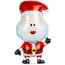 Family Pound Baloane de Crăciun - folie de aluminiu - Moș Crăciun - 80 x 48 cm