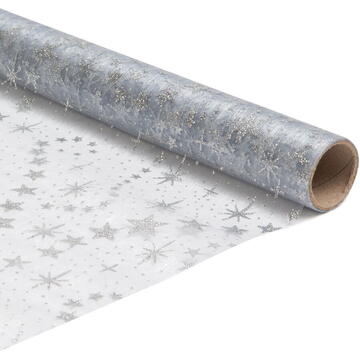 Family Pound Napron de Craciun -  gri / argintiu - 180 x 28 cm