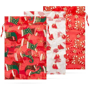 Family Pound Plasă cadou Organza - 3 tipuri - 20 x 30 cm