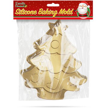 Family Pound Formă de copt din silicon - brad - 28 x 25 x 4,5 cm