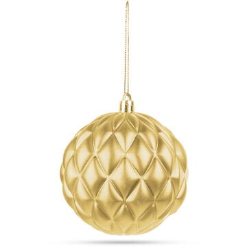 Set globuri aurii pentru brad - 6 buc / pachet