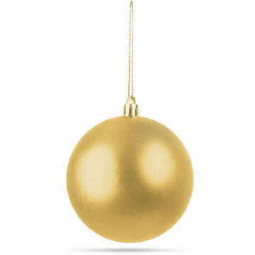 Set globuri aurii pentru brad - 6 buc / pachet