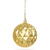 Set globuri aurii pentru brad - 6 piese /pachet